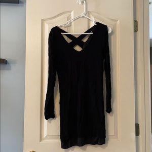 Little Black Long Sleeve Dress